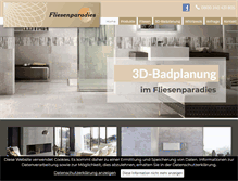 Tablet Screenshot of linz-fliesen.at